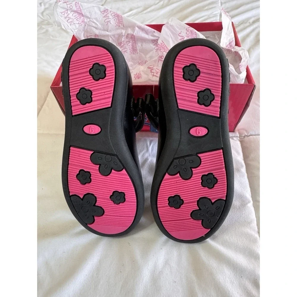 New Hawkwell Girls Dress Shoes Mary Jane Slip-on Black Size 9 Little Kid Uniform